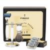 FREED Fantasy luxury 4-Piece 5-Blade Razor Shaving Set Men's Safety Razor Grooming Gift Set with Alloy material handle Shaving for Gentleman,Best Father's Day Gift from Taiwan (Pearl White) view 1