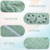 2Pcs Microfiber Hair Drying Cap,Hair Towel Cap,Fast Coral Velvet Hair Drying Towel with Bow-Knot,Quick Dry Fast Drying Hair Caps for Women,Soft Absorbent Cap for Wet Hair Long Thick Hair(Khaki+Green) view 4