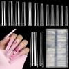 LIONVISON 3XL Coffin Nail Tips Professional, 504PCS Extra Long Tapered Square, 12 Sizes Straight Press On Gel Nails, Home DIY Salons view 1