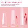 LIONVISON 3XL Coffin Nail Tips Professional, 504PCS Extra Long Tapered Square, 12 Sizes Straight Press On Gel Nails, Home DIY Salons view 4