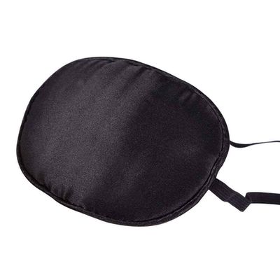2 PCS Children Amblyopia Lazy Eyepatch Single Eye Mask, Soft and Comfortable Silk Eye Patch with Adjustable Buckle