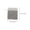 Beavorty 2pcs Pouch Exfoliating Drawstring Soap for Bathing for Home Use and Travel Comfortable Texture for Making Linen Design view 2