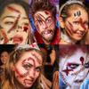 COKTAK 136+ PCS Halloween Temporary Tattoos For Adults, Kids, Men, Women - Zombie, Scary, Bloody, Chucky, Face, Scratches, Stickers, Wound view 3