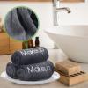 Shimeyao 20 Pack Makeup Towels Gray Makeup Washcloths for Face Classic Soft Microfiber Remover Cloth 13x13 Inch Quick Dry Face Towels for Cleansing Hand view 4