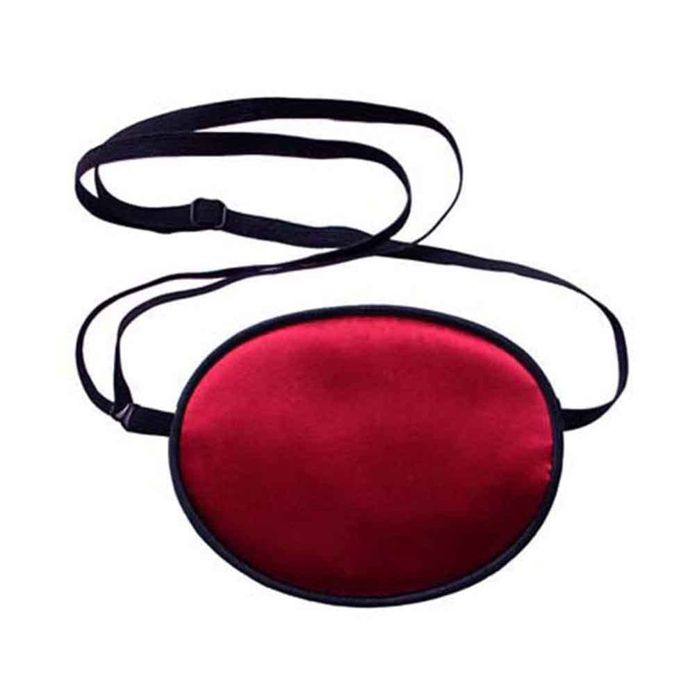 JOIZPAPA 2 PCS Children Amblyopia Lazy Eyepatch Single Eye Mask, Soft and Comfortable Silk Eye Patch with Adjustable Buckle