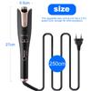 Automatic Hair Curling Iron, Rotating Curlers Iron with 1" Barrel Curls, Hair Curler Wand with 4 Temp & Dual Voltage, Anti-Scald, Auto Shut-Off view 2
