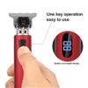 Professional Hair Clippers for Men, Electric Clipper Mower+Nose Hair Trimmer Professional Barber Hair Cutter Beard Shaving Machine for Men Rechargeable Razor Shaver (Color : Red) view 3