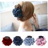 4pcs Women Fashion Hair Clamp Fabric Flower Claw Hair Claw Jaw Clips Hair Clamps for Headwear Accessories view 1