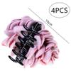 4pcs Women Fashion Hair Clamp Fabric Flower Claw Hair Claw Jaw Clips Hair Clamps for Headwear Accessories view 3