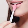 Silicone Lip Brush Double Sided Nose Scrubber Soft Manual Blackhead Cleaner, Double Sided Nose Brush, Soft Lip Cleaner, Manual Blackhead Brush, Pink 2pcs view 3