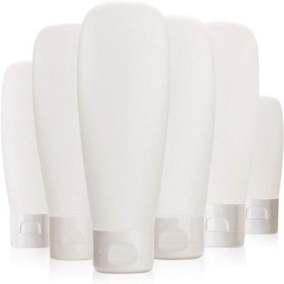 12PCS 100ml/3.3oz Empty Refillable Clear Plastic Squeeze Soft Tubes with Flip Cover Lotion Bottle Travel Sample Packing Cosmetic Makeup Container Storage Vial Jar for Facial Cleanser Shampoo Shower