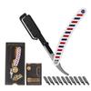 Patented Professional Straight Razors for Men - Barber Razor for Shaving with 11 Disposable Blades - Easy to Use and Replace Mens Straight Razors for Home Use, Ideal Gift for Dad by Better Barber view 1