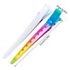 24 Packs Duck Bill Clips, Bantoye 3.35 Inches Rustproof Metal Alligator Curl Clips with Holes for Hair Styling, Hair Coloring, Gradient Rainbow view 2