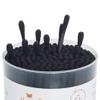 HOMEFOX Black Cotton Swabs Precision Pointed - 400 Count Organic Pointy Pointed Cotton Bud Double Side Tightly Wrapped Charcoal Cotton Tip Paper Stick Soft Gentle Cruelty-Free, Pointy & Round (Black) view 4