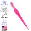 Iconikal 50-Pack Dermaplaning Eyebrow Razor Tool, Pink for Shaping Trimming Primping Morning Routine view 3