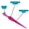 Iconikal 50-Pack Dermaplaning Eyebrow Razor Tool, Pink for Shaping Trimming Primping Morning Routine view 4