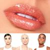 Bossy Cosmetics Vegan Lip Gloss for Soft Lips, Plumping, Hydrating Non-Stick Lipgloss for Women, Provides Maximum Shine, Paraben and Cruelty Free (Outspoken - Warm Orange Color) view 3