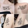 30pcs/Set Women Temporary Tattoo Sticker Black Rose Fake Tatoo Body Hands Arm Leg Flowers Tattos Tatouage Temporaire (R30) view 4