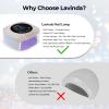 Lavinda UV LED Nail Lamp, 54W Rechargeable Cordless Nail Lamp Nail Dryer Gel Polish UV Nail Light with 4 Timer Setting, Professional Quick Dry Curing Lamp with Display Auto Sensor for Salon & Home view 2