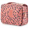 L&FY Hanging Travel Toiletry Bag Women's Cosmetic Organizer Makeup Pouch Men's Dopp Kits With Handle(Pink Leopard) view 1