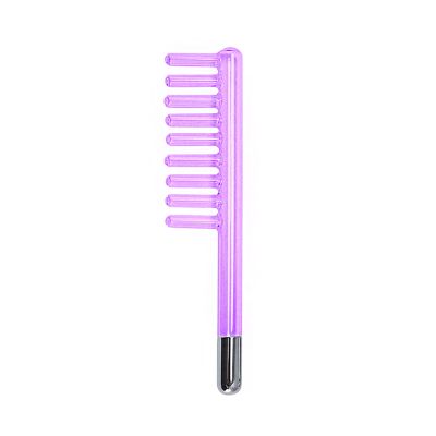 Spare Parts for Handheld HIF Facial Hair Device Orange Purple Blue Color Glass Tube Electrode Elitzia ETJX006 (Purple)
