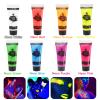 UV Blacklight Neon Face Body Paint, MEICOLY 8 Tubes Blacklight Reactive Paints,Water Based, Washable, Non-Toxic Neon Party Supplies for Halloween,02 view 2