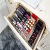 Alunsito Acrylic 8-Compartment Makeup Organizer, Transparent Plastic Lipstick Holder, Perfect Bathroom Vanity Storage Solution for Lipsticks, Nail Polishes, and More 9.44"*2.67"*9.76" view 4