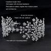 Handmade Cubic Zirconia Soft Headband for Wedding,Big Crystal Hairband Tiara Hair Jewelry Accessories Headpieces view 3
