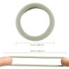 100 Pcs Thick Seamless Hair Ties, Ponytail Holders Hair Accessories No Damage for Thick Hair Christmas Gift(Light Theme Colors) view 4