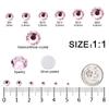 4240Pcs Flatback Pink Rhinestones Glass Crystal Gemstones for Nail Art Jewels Makeup Shiny Round with Tweezers and Picking Pen (SS6~SS20 Set) view 2