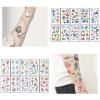 10 Sheets/Set Animal Dinosaur Watch Children's Tattoo Stickers Face Arm Body Waterproof Temporary Tattoo for Kids (style 10) view 2