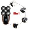 Head Shavers for Bald Men, Multifunction 5 in 1 Electric Razor Rechargeable Washing Five-Blade Head Shaving Machine For Men Shaver Beard Trimmer Barber (Color : 5 in 1) view 2