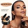 Mushroom Head Air Cushion CC Cream - BB Cream Face Makeup Foundation for Mature Skin Moisturizing Concealer Brighten Long-Lasting, Even Skin Tone for All Skin Types, Medium Deep view 3