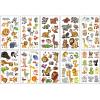 10 Sheets/Set Animal Dinosaur Watch Children's Tattoo Stickers Face Arm Body Waterproof Temporary Tattoo for Kids (style 1) view 1