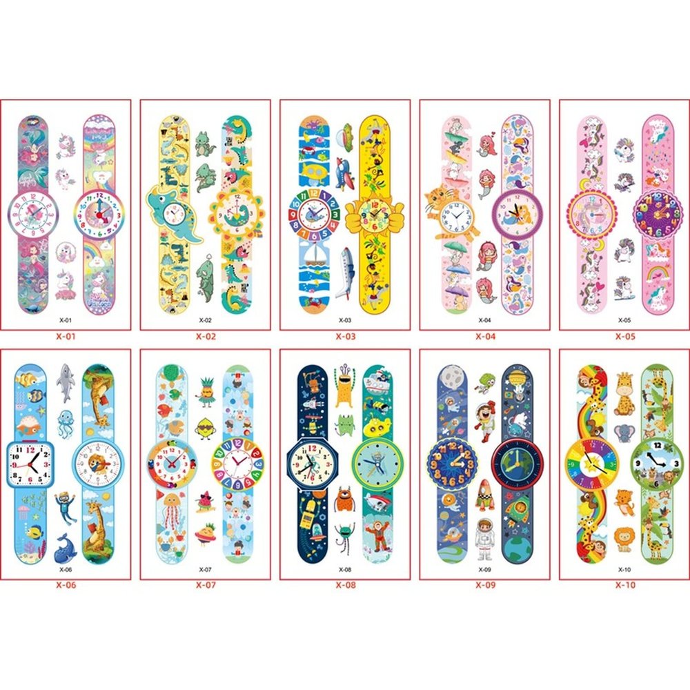 10 Sheets/Set Animal Dinosaur Watch Children's Tattoo Stickers Face Arm Body Waterproof Temporary Tattoo for Kids (style 15)