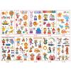 10 Sheets/Set Animal Dinosaur Watch Children's Tattoo Stickers Face Arm Body Waterproof Temporary Tattoo for Kids (style 13) view 1