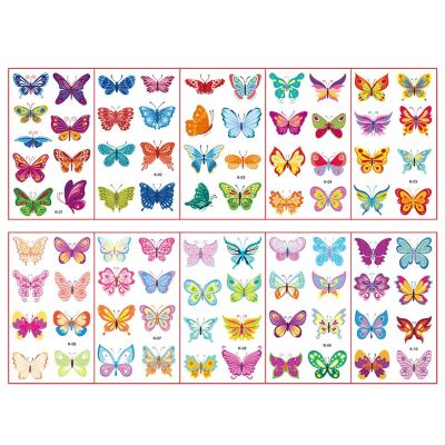 10 Sheets/Set Animal Dinosaur Watch Children's Tattoo Stickers Face Arm Body Waterproof Temporary Tattoo for Kids (style 21)