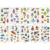 10 Sheets/Set Animal Dinosaur Watch Children's Tattoo Stickers Face Arm Body Waterproof Temporary Tattoo for Kids (style 12) view 1