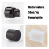 2Pcs 30ml/1oz Upscale Empty Frosted Glass Pump Bottle Liquid Foundation Container Dispenser Makeup Cosmetic Storage Vials Jar Pot for Travel Lotion Essential Oil Emulsion Sample Bottle view 3