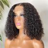 13X4 4X4 Lace Front Wigs Kinky Curly Deed Wave Wig Lace Front Human Hair Wigs For Women Kinky Curly Human Hair Wigs 13x4 Closure wig 14 Inch view 1