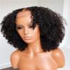 13X4 4X4 Lace Front Wigs Kinky Curly Deed Wave Wig Lace Front Human Hair Wigs For Women Kinky Curly Human Hair Wigs 13x4 Closure wig 14 Inch view 3