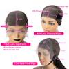 13X4 4X4 Lace Front Wigs Kinky Curly Deed Wave Wig Lace Front Human Hair Wigs For Women Kinky Curly Human Hair Wigs 13x4 Closure wig 14 Inch view 4