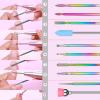 Chumia 47 Pcs Nail Drill Bits Sets 3/32 Inch Electric Diamond Ceramic Acrylic Gel Nail Bit Kit Manicure Supplies Carbide Cuticle for Manicure Drill Remover for Home Salon Gel Pedicure Tools view 2