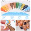 12 Color 3D Nail Art Pens Set, Kalolary Nail Point Graffiti Dotting Pen Drawing Painting Liner Brush for DIY Nail Art Beauty Adorn Manicure Tools view 3
