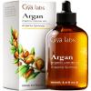 Argan Oil for Hair (3.4 Fl Oz) & Rosemary Oil for Hair (0.34 Fl Oz) Set - Aromatherapy Grade Essential Oils Set - Gya Labs view 3