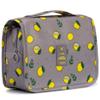 L&FY Hanging Travel Toiletry Bag Women's Cosmetic Organizer Makeup Pouch Men's Dopp Kits With Handle(Grey Lemon) view 1