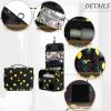 L&FY Hanging Travel Toiletry Bag Women's Cosmetic Organizer Makeup Pouch Men's Dopp Kits With Handle(Grey Lemon) view 4