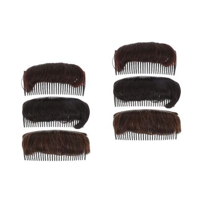 6 Pcs Heightening Hairpin Hair Braiding Tools Diy Hair Beauty Tool Hair Bump up Headdress Make up Sponge Hair Barrettes Women Headdress High Temperature Wire Wig Styling Supplies