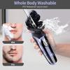 Electric Razor for Men, 4 in 1 Rotary Men Shaver Beard Trimmer, Electric Shaver Waterproof USB Fast Charging, Cordless Beard, Nose, Hair Trimmer, Men Electric Razor Best Gift for Dad, Boyfriend view 2