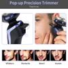 Electric Razor for Men, 4 in 1 Rotary Men Shaver Beard Trimmer, Electric Shaver Waterproof USB Fast Charging, Cordless Beard, Nose, Hair Trimmer, Men Electric Razor Best Gift for Dad, Boyfriend view 3